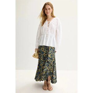 R-265. Ulla Johnson Sabina Faux Wrap Skirt US 16
